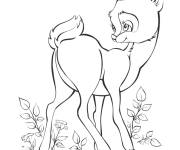 Coloriage Beau faon maternelle