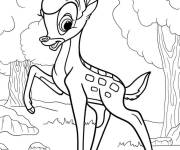 Coloriage Cerf Bambi de Disney