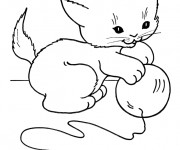 Coloriage Bébé Chat