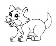 Coloriage Chat en s'amusant