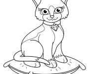 Coloriage Chaton Bijou moelleux