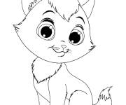 Coloriage Chaton mignon en ligne