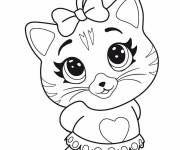 Coloriage Chaton Pilow