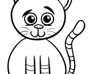 Coloriage Chaton pour enfant