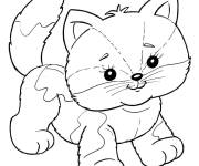 Coloriage Jouet chaton