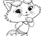 Coloriage et dessins gratuit Petit chat mignon à imprimer