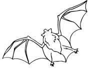 Coloriage Chauve-souris 26