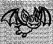 Coloriage Chauve-souris avec ses grands oreilles