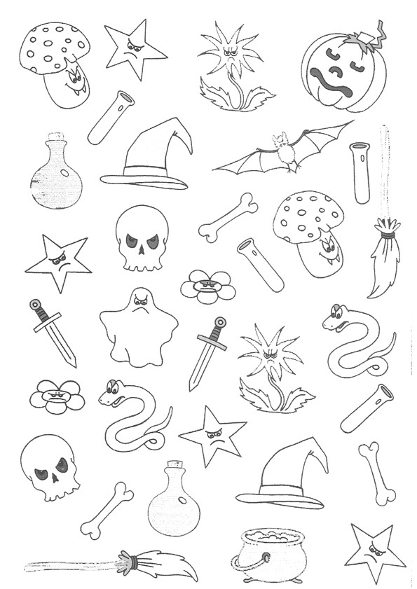 Coloriage et dessins gratuits Halloween dessin à imprimer