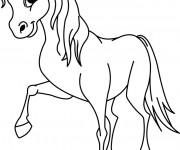 Coloriage Cheval Gratuit à Imprimer Liste 100 à 120