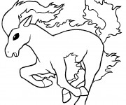 Coloriage Cheval 109