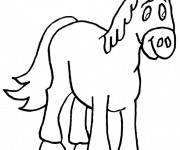 Coloriage Cheval coloriage