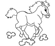 Coloriage Cheval spirit