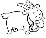 Coloriage Chevreau et le papier dans la bouche dessin chevreau et le papier dans la bouche 1228