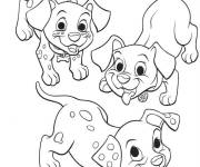 Coloriage Animaux chien