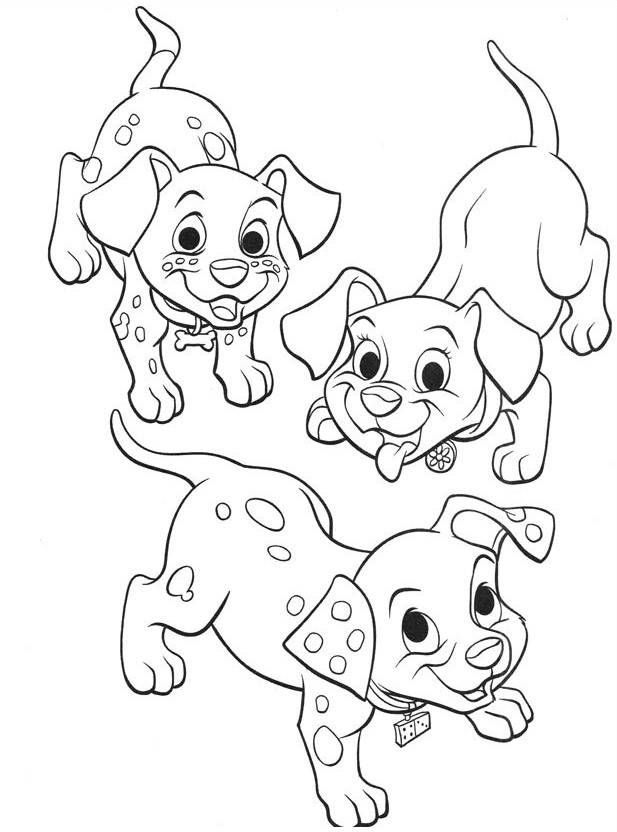 Coloriage et dessins gratuits Animaux chien à imprimer