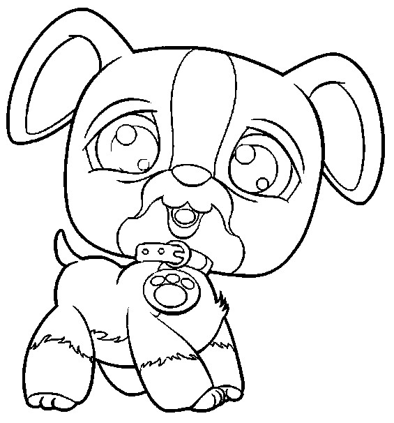 Coloriage Bebe Chien Trop Mignon Dessin Gratuit A Imprimer