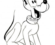 Coloriage Chien de Disney World