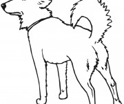 Coloriage et dessins gratuit Chien de garde à imprimer