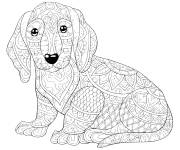 Coloriage Chien Mandala