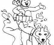 Coloriage Chien polaire
