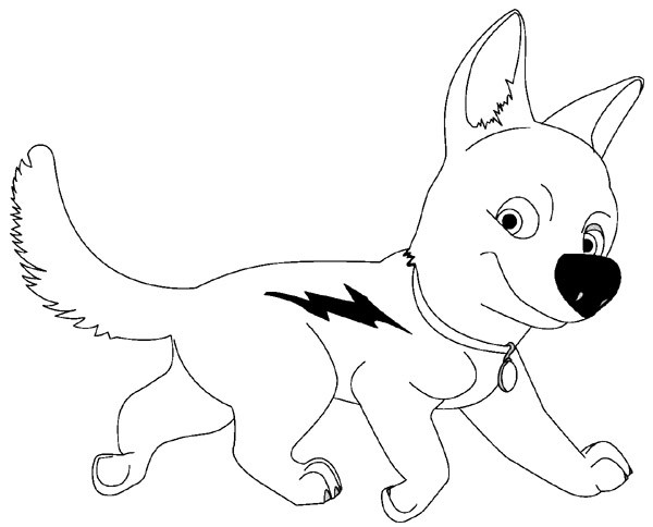 Coloriage Chien Rapide Cartoon Dessin Gratuit à Imprimer