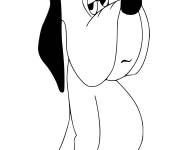 Coloriage Droopy le chien