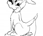 Coloriage Le Chien p&ecirc;cheur