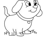 Coloriage Petit chien