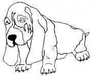 Coloriage Petit Chien maternelle