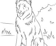 Coloriage Un Berger &agrave; colorier
