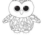 Coloriage B&eacute;b&eacute; chouette
