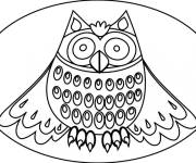Coloriage Chouette gratuit