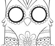 Coloriage Chouette magique