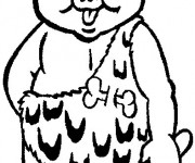 Coloriage Cochon primitif