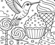 Coloriage Au pays des glaces