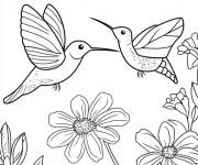 Coloriage Couple en nature