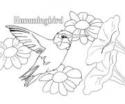 Coloriage Entre les belles fleurs