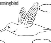 Coloriage Parmi les nuages