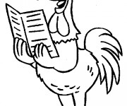 Coloriage Coq 39