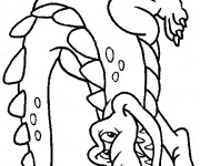 Coloriage Crocodile sur ordinateur