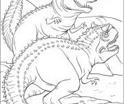 Coloriage Dinosaure Ankylosaure