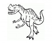 Coloriage Dinosaure Tyrex