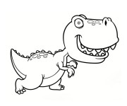 Coloriage Mini Dinosaure