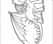 Coloriage Dragon croque mou