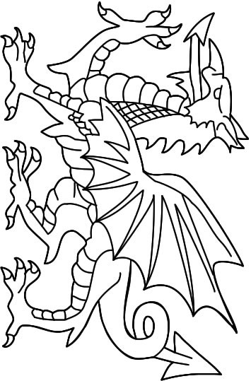 Coloriage et dessins gratuits Dragon japonais à imprimer