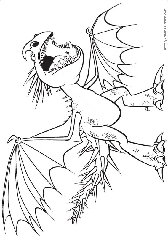 Coloriage et dessins gratuits Dragon vipère à imprimer