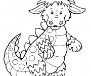 Coloriage Petit Dragon mignon