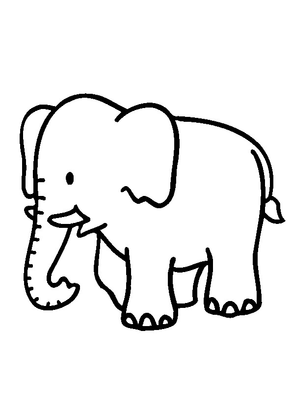 Coloriage éléphant Pour Enfant Dessin Gratuit à Imprimer