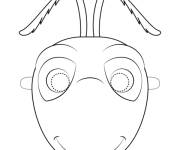 Coloriage Masque de fourmi